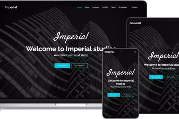 Featured image Imperial: Modern and Creative Bootstrap Template