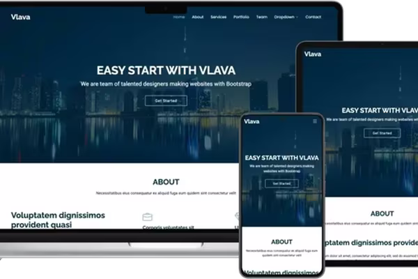 Featured image Vlava: A Modern Multipurpose Bootstrap Template for All Your Needs