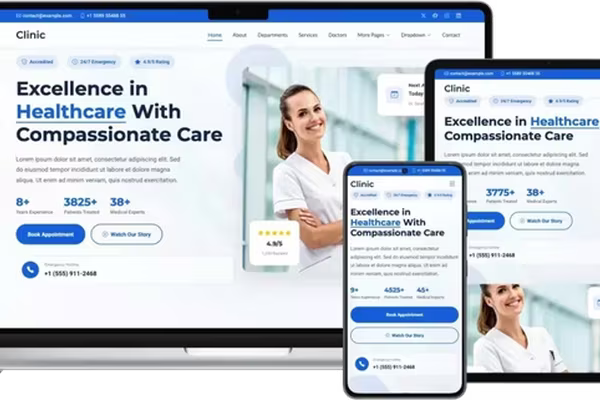 Featured image Clinic: Medical Website Template for Healthcare Facilities