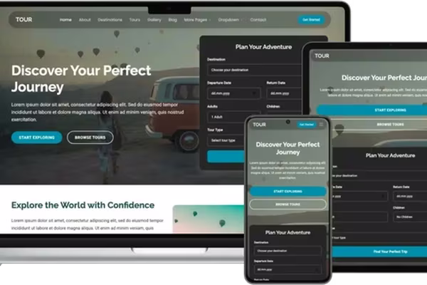 Images for the article Tour: A Highly Functional HTML Template for Travel Agencies and Tour Operators