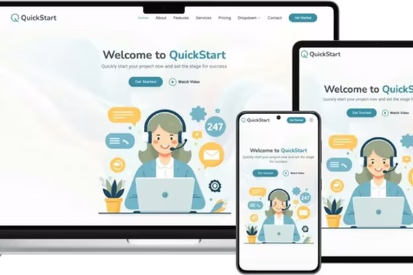 Featured image QuickStart: Your Template for Startups and Corporate Websites on Bootstrap