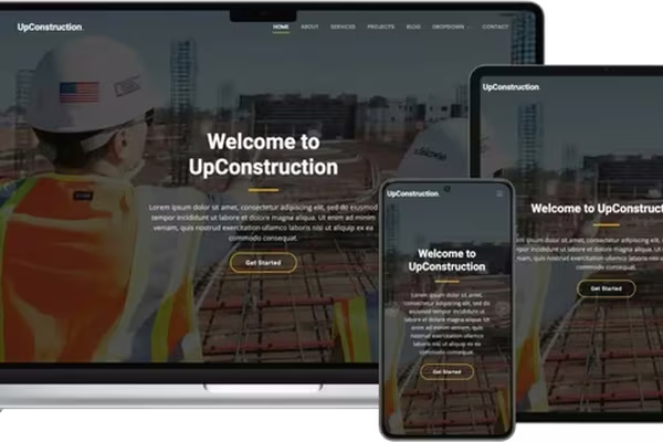 Featured image UpConstruction: A Modern Website Template for Construction Companies