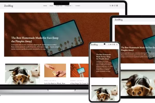 Featured image ZenBlog: A Clean Bootstrap Blog Template with Modern Design