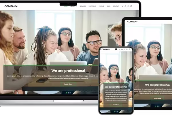 Featured image Company: Professional Corporate Website Template