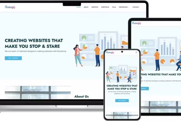 Featured image Professional Bootstrap Template for Startups: Focus on Hero Section and Powerful Portfolio Elements