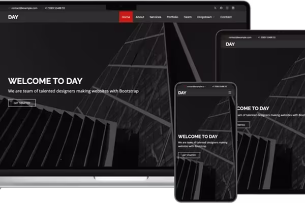 Featured image Creating Modern Websites Using the Versatile HTML Template Day